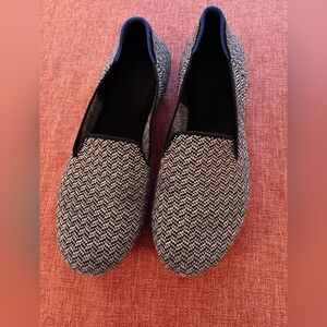 Rothy's  Womans Size 6.5 Black and Gray Loafers
